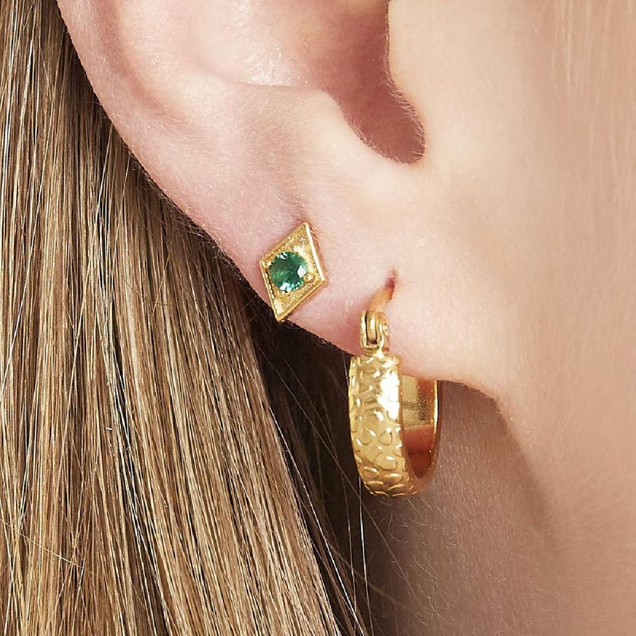 Earrings Creole Jungle Picture3